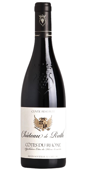 Vin AOC CÔTES DU RHÔNE cuvée réservée CHÂTEAU DE RUTH E Leclerc