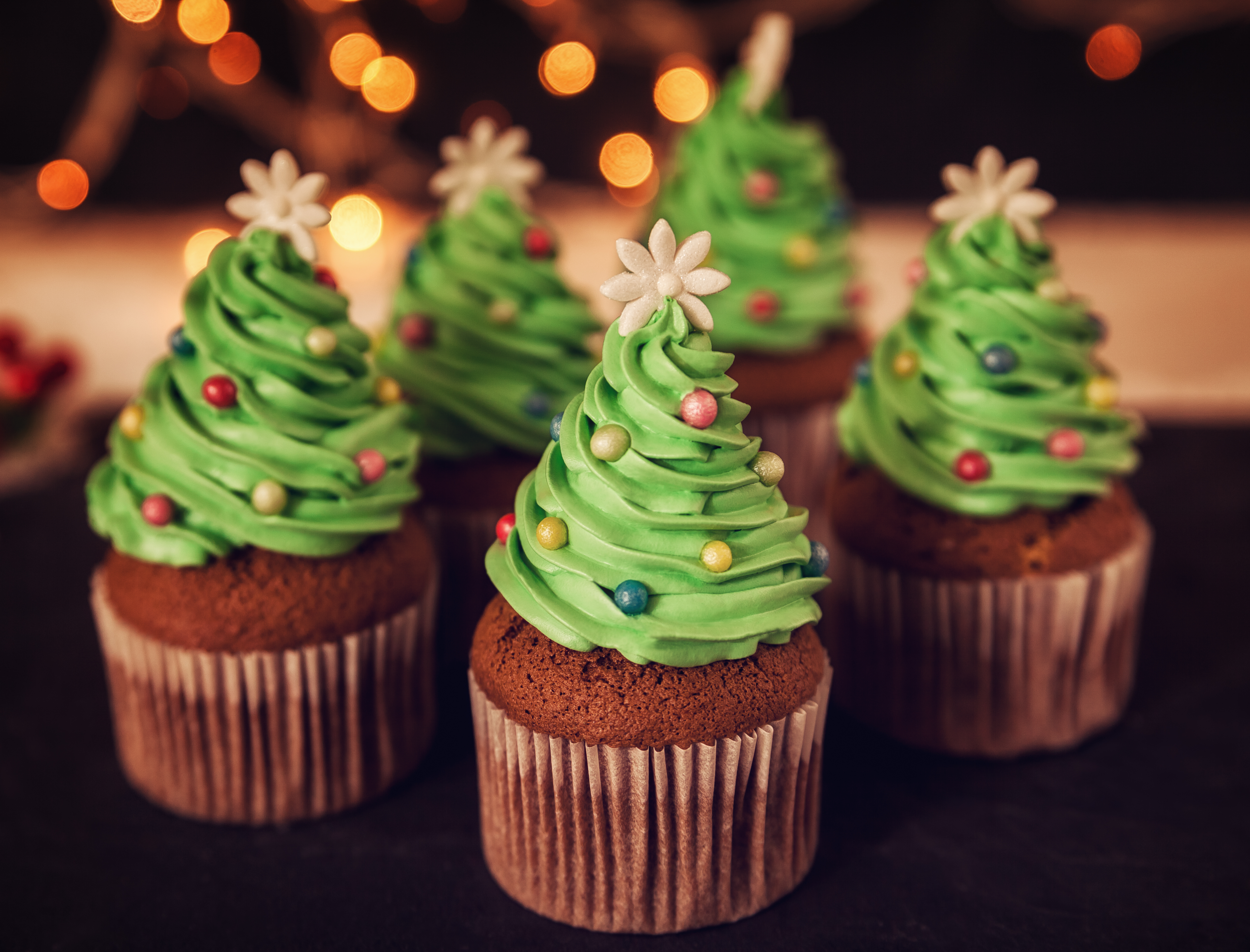 Sapin cupcake