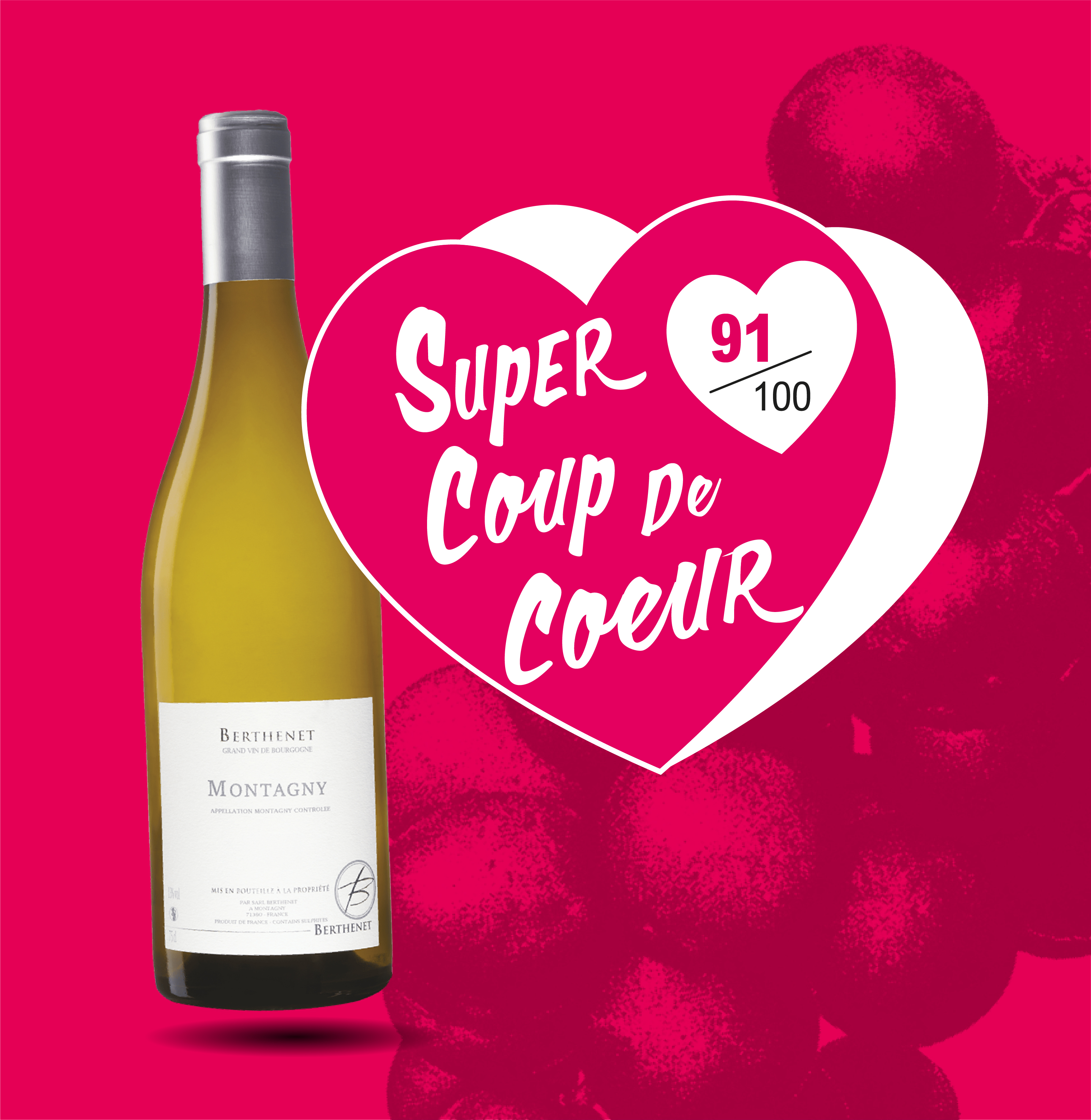 AOP(1) Vin Blanc sec Montagny Domaine Berthenet